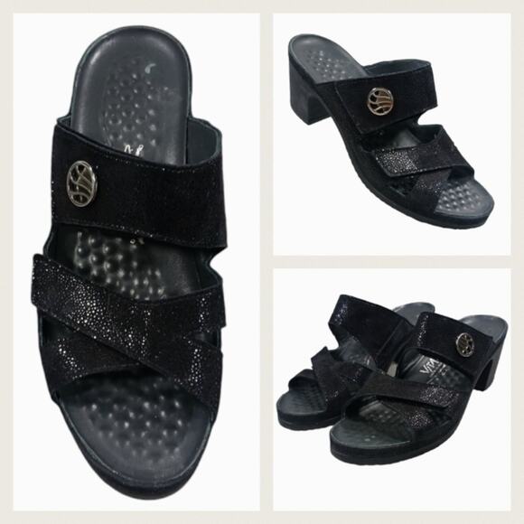Vital Petra Mule Sandals EUC $220 Size 39  US 8.5  S2791 - Picture 1 of 10